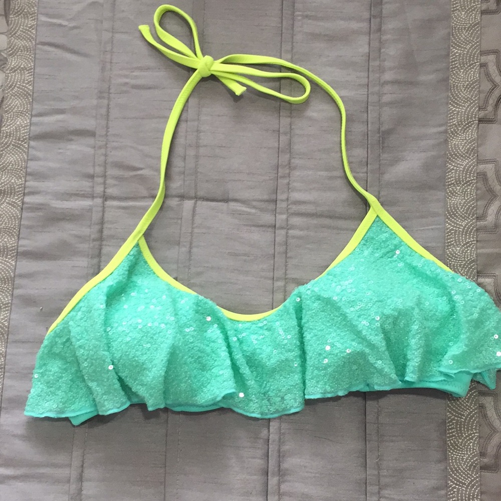 VS Sequin Flutter bikini top
